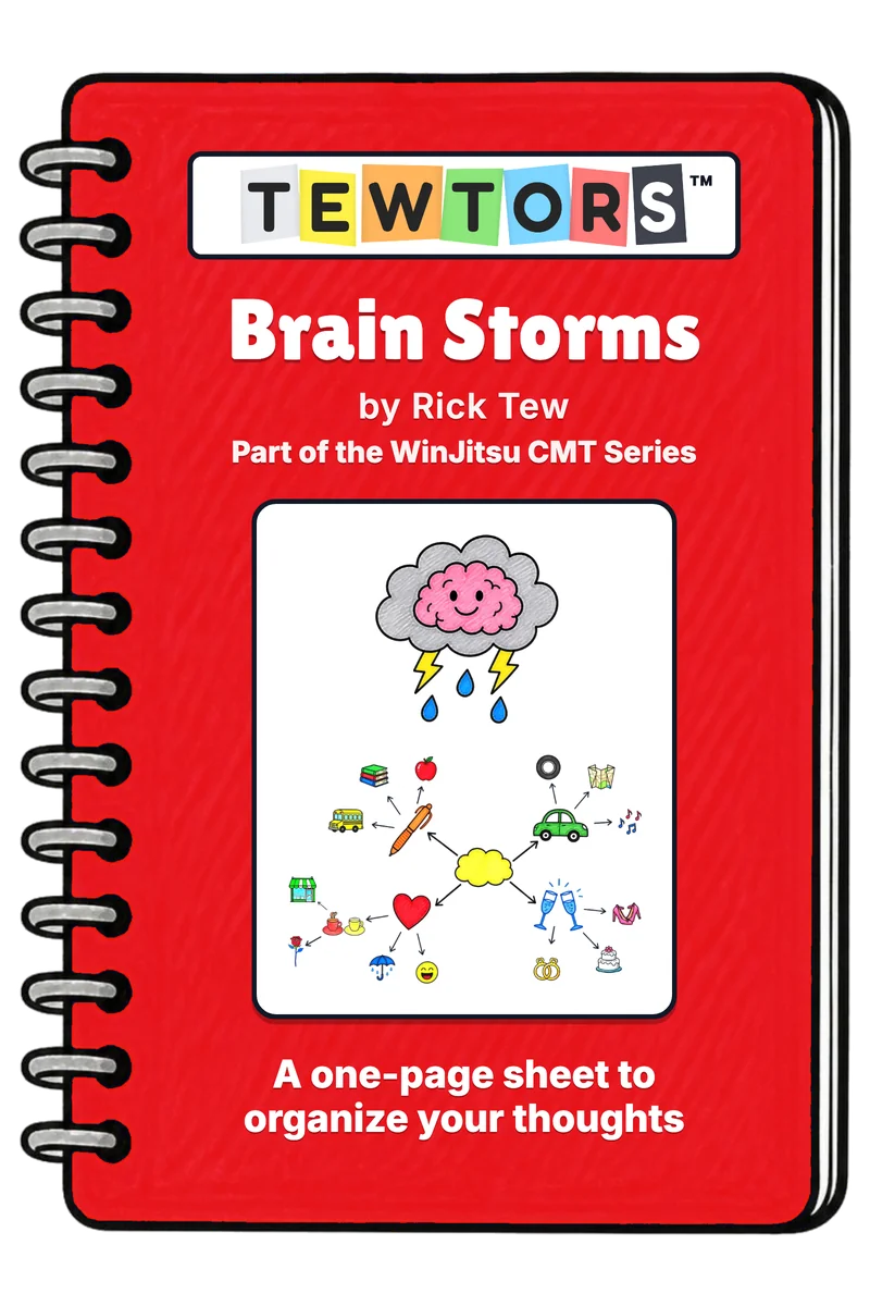 The Brain Storms workbook cover